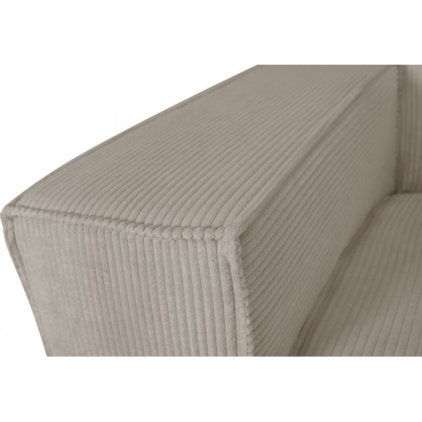 Modulsofa 310 cm i beige kordflyel