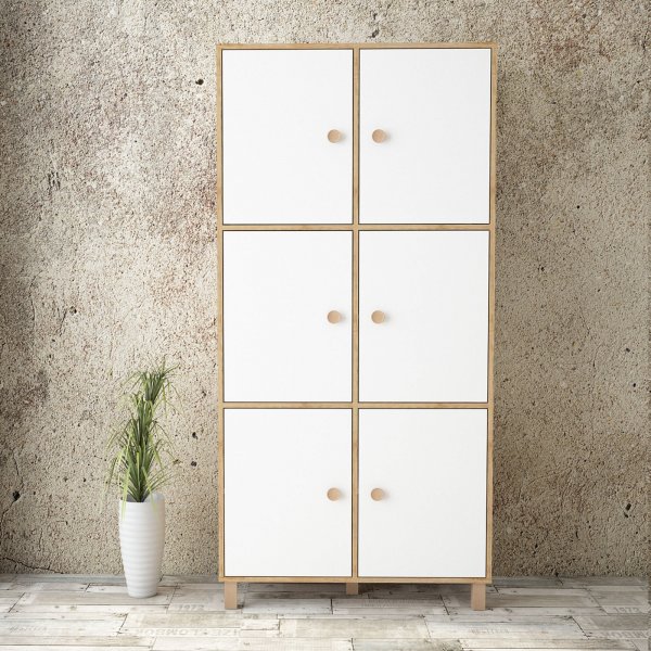 Vilamo skap 61 - Furu/hvit Vilamo skap 61 - Furu/hvit