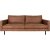 Malaga 2,5-seters sofa - Mørk brun