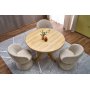Spisebord naturfarget 120 cm