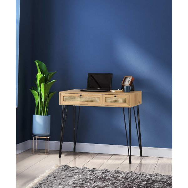 Sahra skrivebord - Eik/svart Sahra skrivebord - Eik/svart