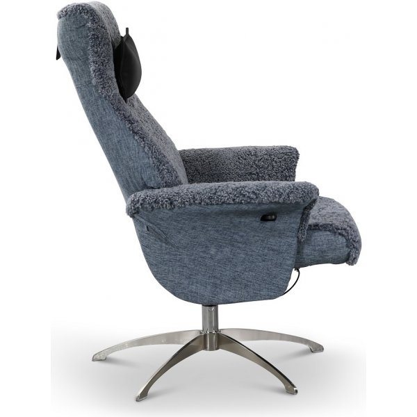 Ullrik lenestol i fåreskinn - Grått fåreskinn Ullrik lenestol i fåreskinn - Grått fåreskinn