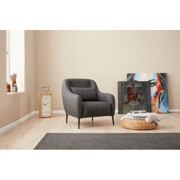 Venus lenestol - Antrasitt