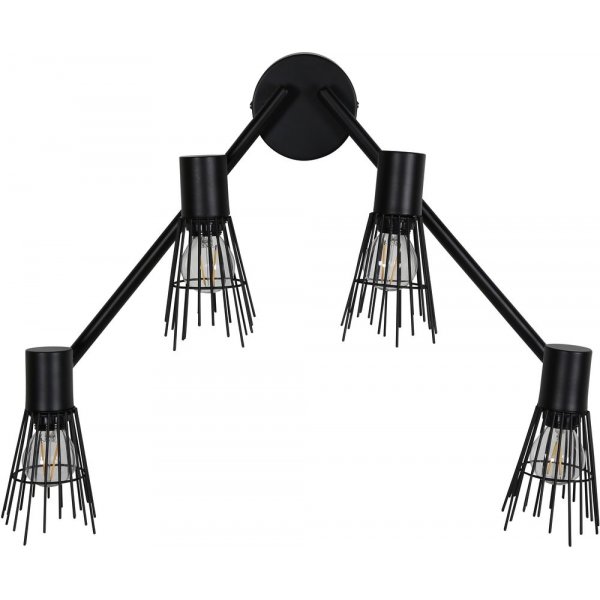 Nysttra vegglampe - Svart