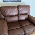Kundebilde Riverdale recliner-sofa 2-seter - mocca (micorfiber): fint produkt se holdbar ut lett og...