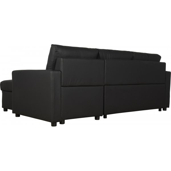 Dream sovesofa med oppbevaring (divansofa) - Antrasitt (økolær) Dream sovesofa med oppbevaring (divansofa) - Antrasitt (økolær)