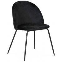 Plaza velvet stol - Svart Plaza velvet stol - Svart