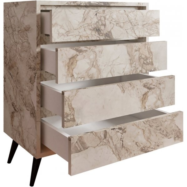 Suvera kommode - Hvit marmor Suvera kommode - Hvit marmor