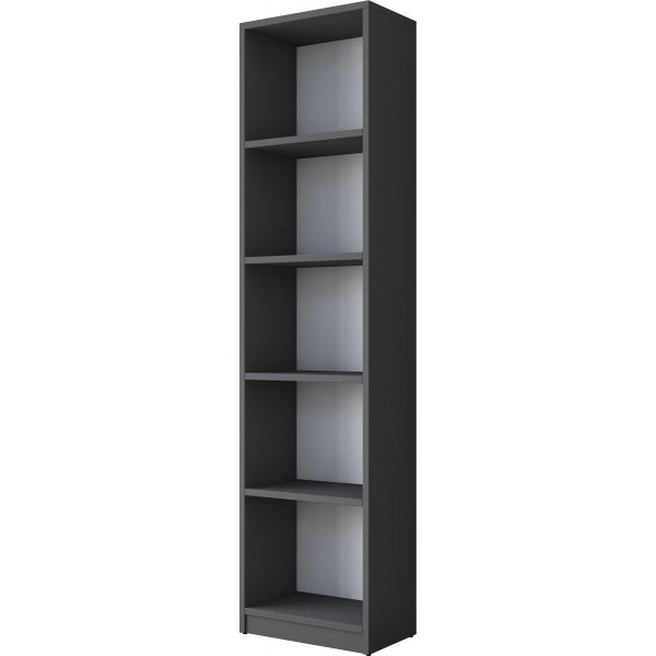 Hanna skrivebord med hyllesystem 15, 120 x 50 cm - Valnøtt/antrasitt Hanna skrivebord med hyllesystem 15, 120 x 50 cm - Valnøtt/antrasitt