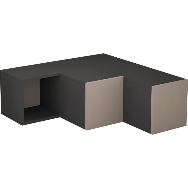 Kompakt mediebenk - Antrasitt/Lys mokka Kompakt mediebenk - Antrasitt/Lys mokka