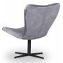 Spekerd designer lenestol - Lysegr Velour