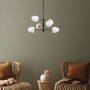 Arve taklampe 10195 - Sort/antikk/hvit