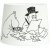 Sofia Moomin lampeskjerm - The Books - 25 cm