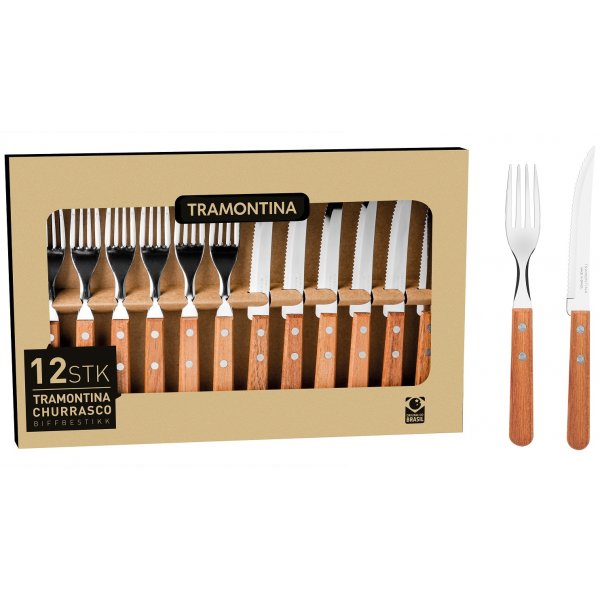 Tramontina Bestikksett - Grillbestikk 12 deler Tramontina Bestikksett - Grillbestikk 12 deler