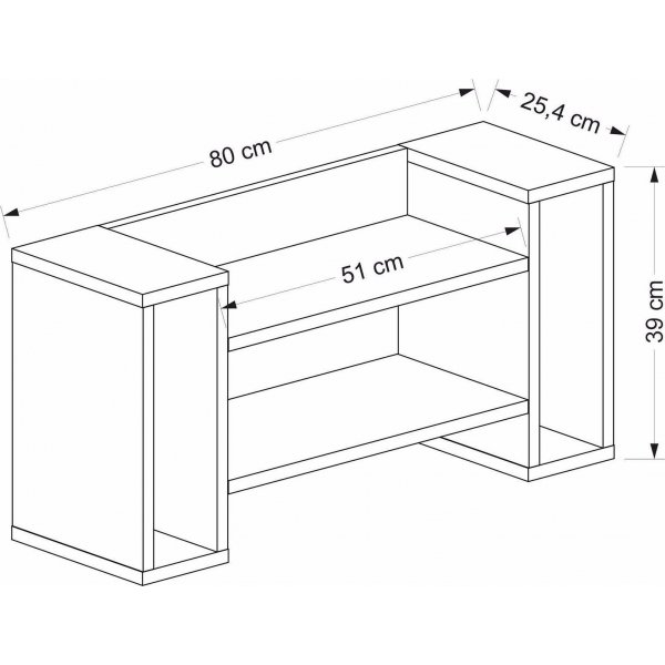 Troy vegghylle - Hvit Troy vegghylle - Hvit