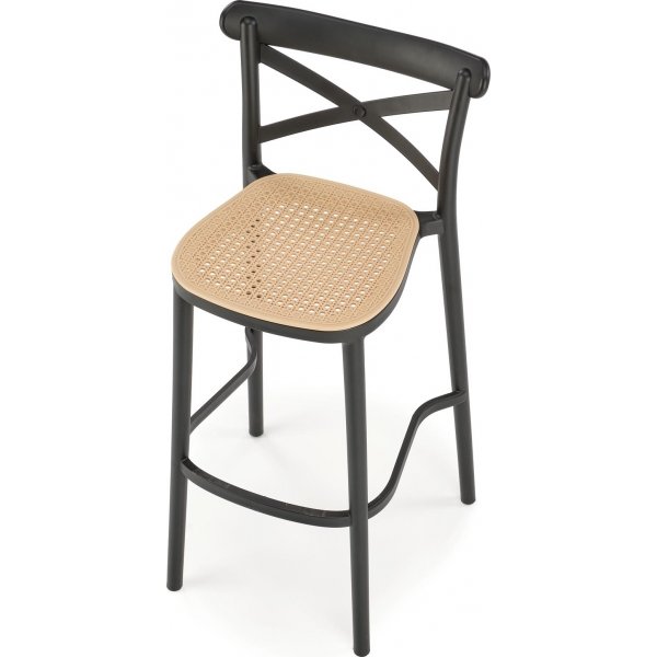 Pelican barstol 111 - Sort/beige Pelican barstol 111 - Sort/beige