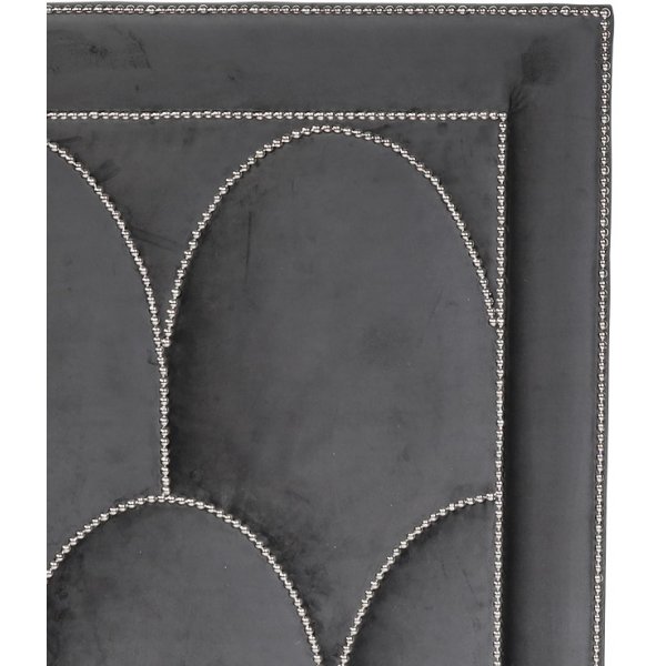 Bianca Hodegavl svart (fløyel) - Valgfri bredde Bianca Hodegavl svart (fløyel) - Valgfri bredde