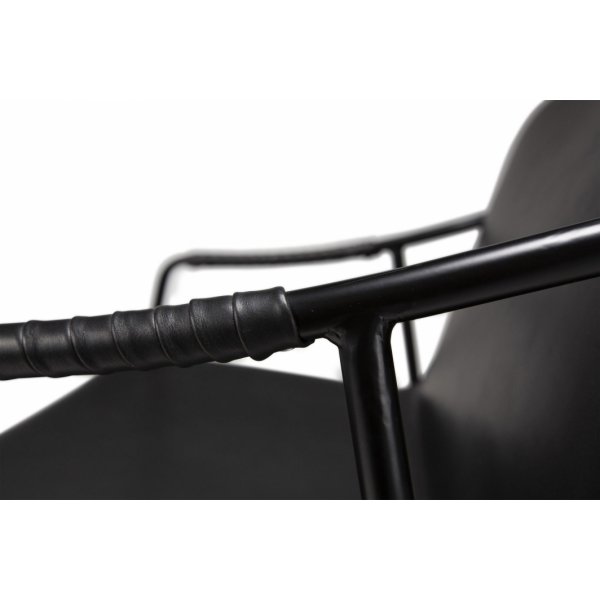 Boto lenestol - Sort PU Boto lenestol - Sort PU