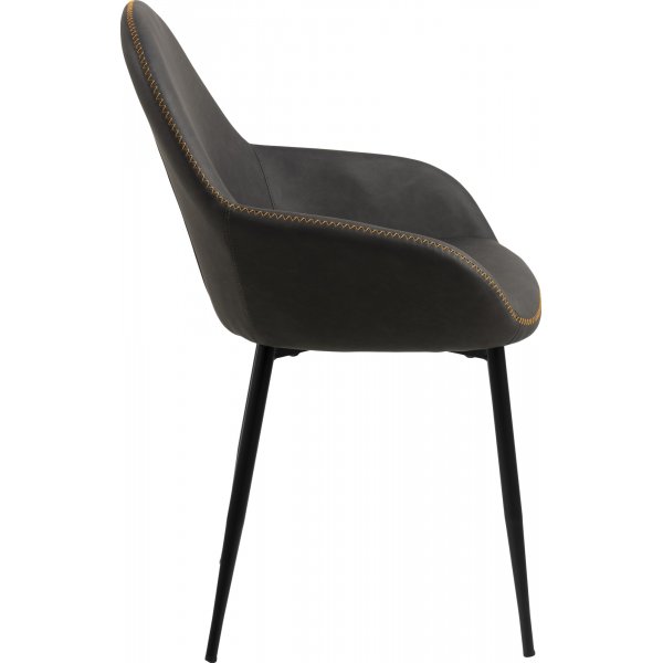 Candis lenestol - Grå PU Candis lenestol - Grå PU