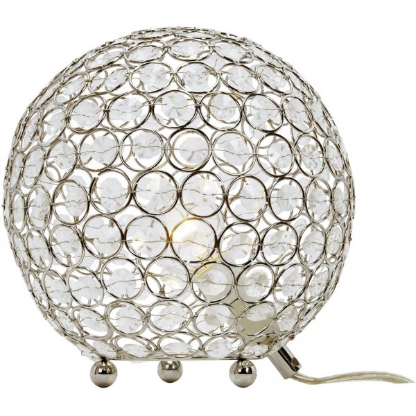 Bordlampe Bling - Krom/klar