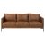 Kllstorp 3-seter sofa - Brunt stoff