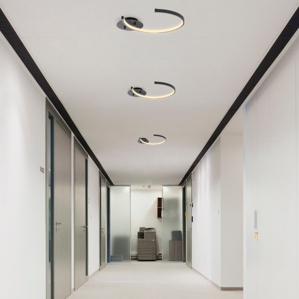 Luno taklampe - Sort Luno taklampe - Sort