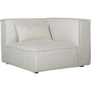 Nees modulsofa - hjrnedel hyre - Stone White