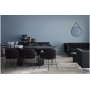 Chiba spisebord 180-240 x 100 cm - Svart boks