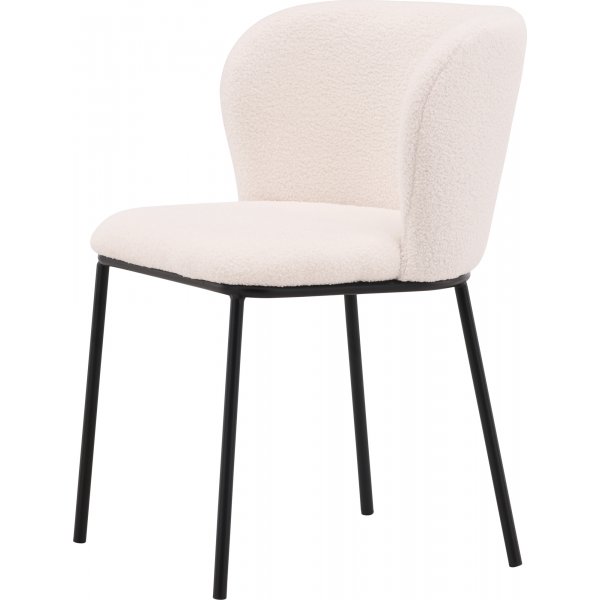 Edina spisestuestol - Sort/hvit Edina spisestuestol - Sort/hvit