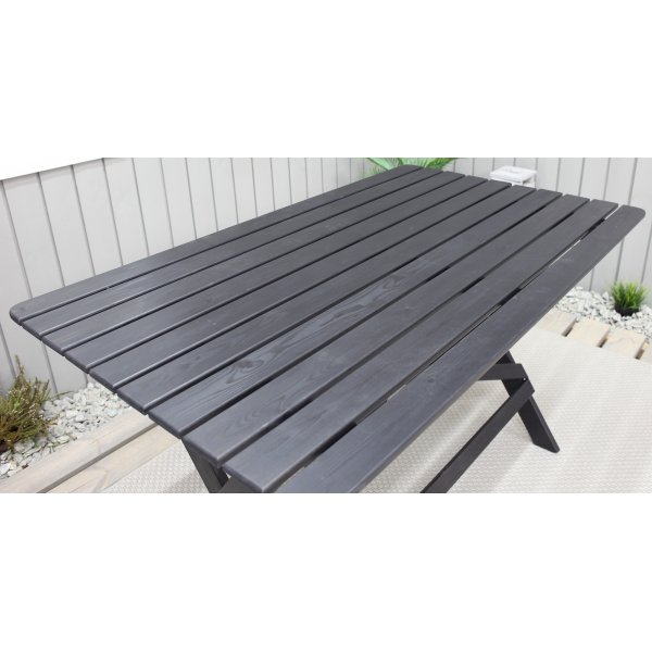 Haväng spisegruppe (sofa med 2 stoler og bord) - Sort Haväng spisegruppe (sofa med 2 stoler og bord) - Sort