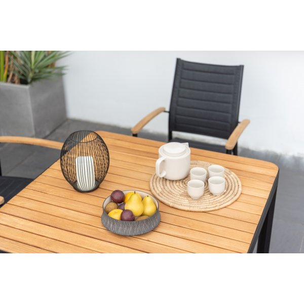 Portals spisegruppe 2 - Sort/teak Portals spisegruppe 2 - Sort/teak