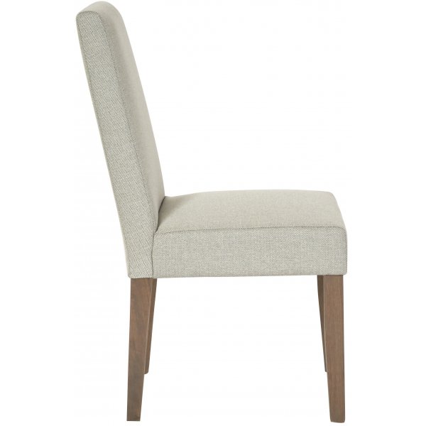 Axel spisestol - Beige (stoff) / Brune ben Axel spisestol - Beige (stoff) / Brune ben