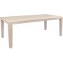 Alaska spisebord 200x100 cm - Hvit pigmentert eik