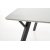 Valarauk spisebord 140 cm - Lys gr/svart