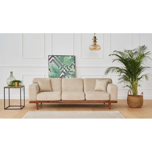 Atlantis sidebord - Valnøtt/svart Atlantis sidebord - Valnøtt/svart