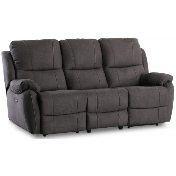 Enjoy Hollywood reclinerofa - 3-seter (el) i antrasitt mikrofiber Enjoy Hollywood reclinerofa - 3-seter (el) i antrasitt mikrofiber