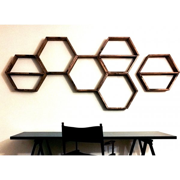 Rafa vegghylle 109 - Valnøtt Rafa vegghylle 109 - Valnøtt