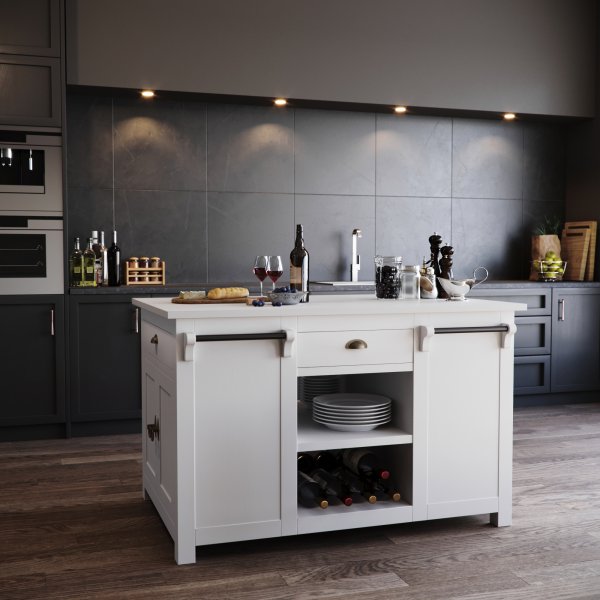 Heritage kjøkkenøy - Antikkhvit Heritage kjøkkenøy - Antikkhvit