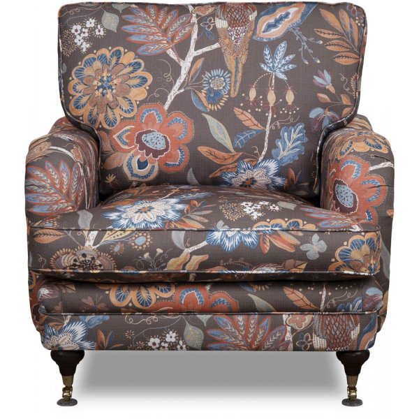 Howard Spirit lenestol i blomsterstoff - Eden Parrot Brown + Flekkfjerner for møbler Howard Spirit lenestol i blomsterstoff - Eden Parrot Brown + Flekkfjerner for møbler