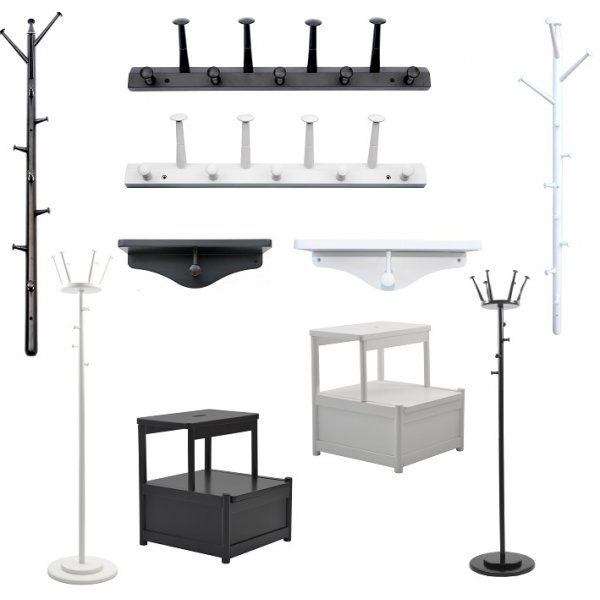 Fame hattehylle - Sort Fame hattehylle - Sort