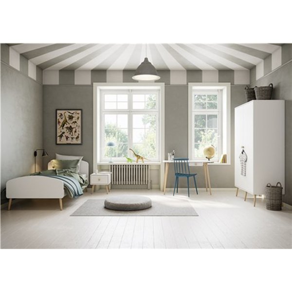 Gaia nattbord - Hvit