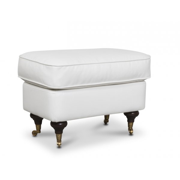 Howard watford deluxe Fotskammel 45 - Hvitt PU