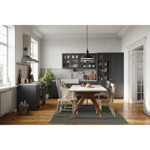 Zeus flatvevd teppe Smaragdgrønn Zeus flatvevd teppe Smaragdgrønn