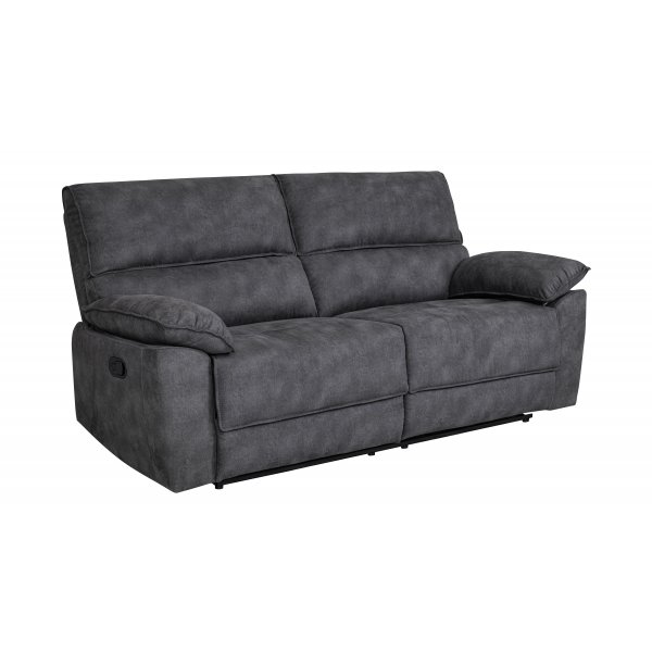 2-seters lenestolsofa ekstra bred i grått - 197 cm 2-seters lenestolsofa ekstra bred i grått - 197 cm