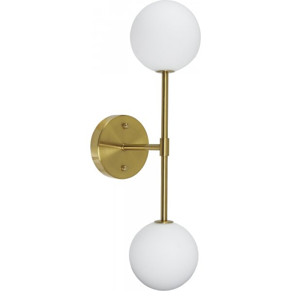 Sigma dobbel vegglampe - Gull