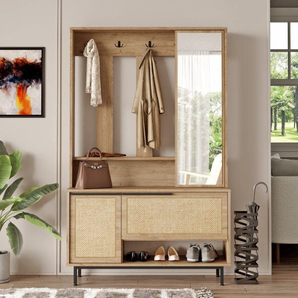 Ocean hall møbler - Valnøtt/eik Ocean hall møbler - Valnøtt/eik