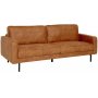 Brisbane 3-seter sofa - Konjakk (PU)