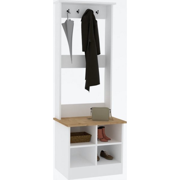 Mare hall møbler - Safir/hvit Mare hall møbler - Safir/hvit