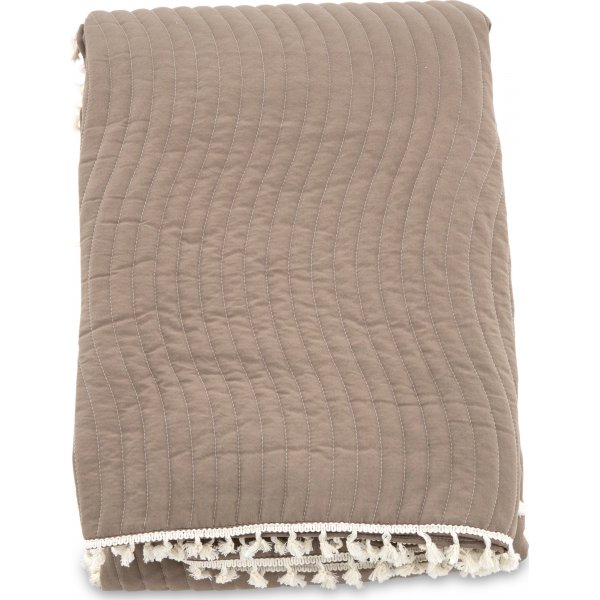 Orvar sengeteppe - Brun