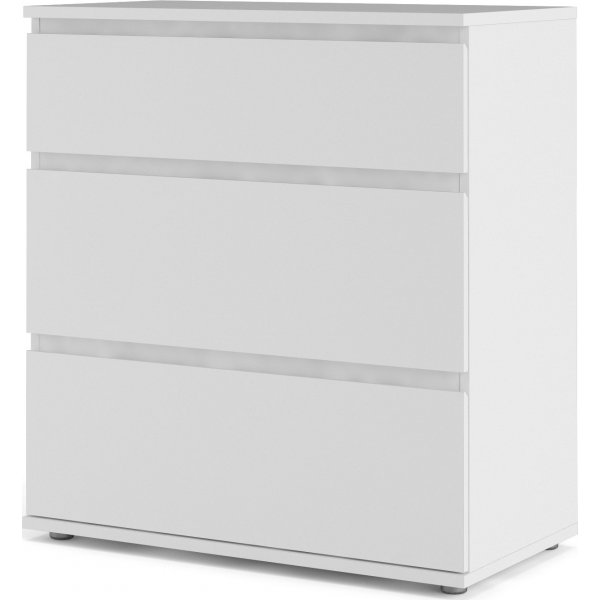 Nova kommode med 3 skuffer - Hvit